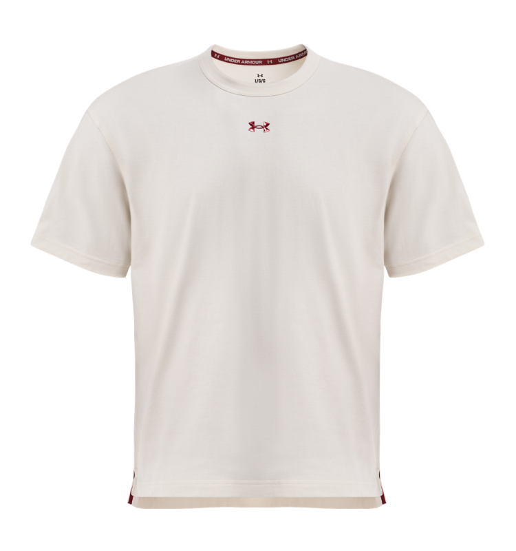 UA]男女同款LNY HW 短袖T-Shirt-人氣新品| 米色-Under Armour 安德瑪